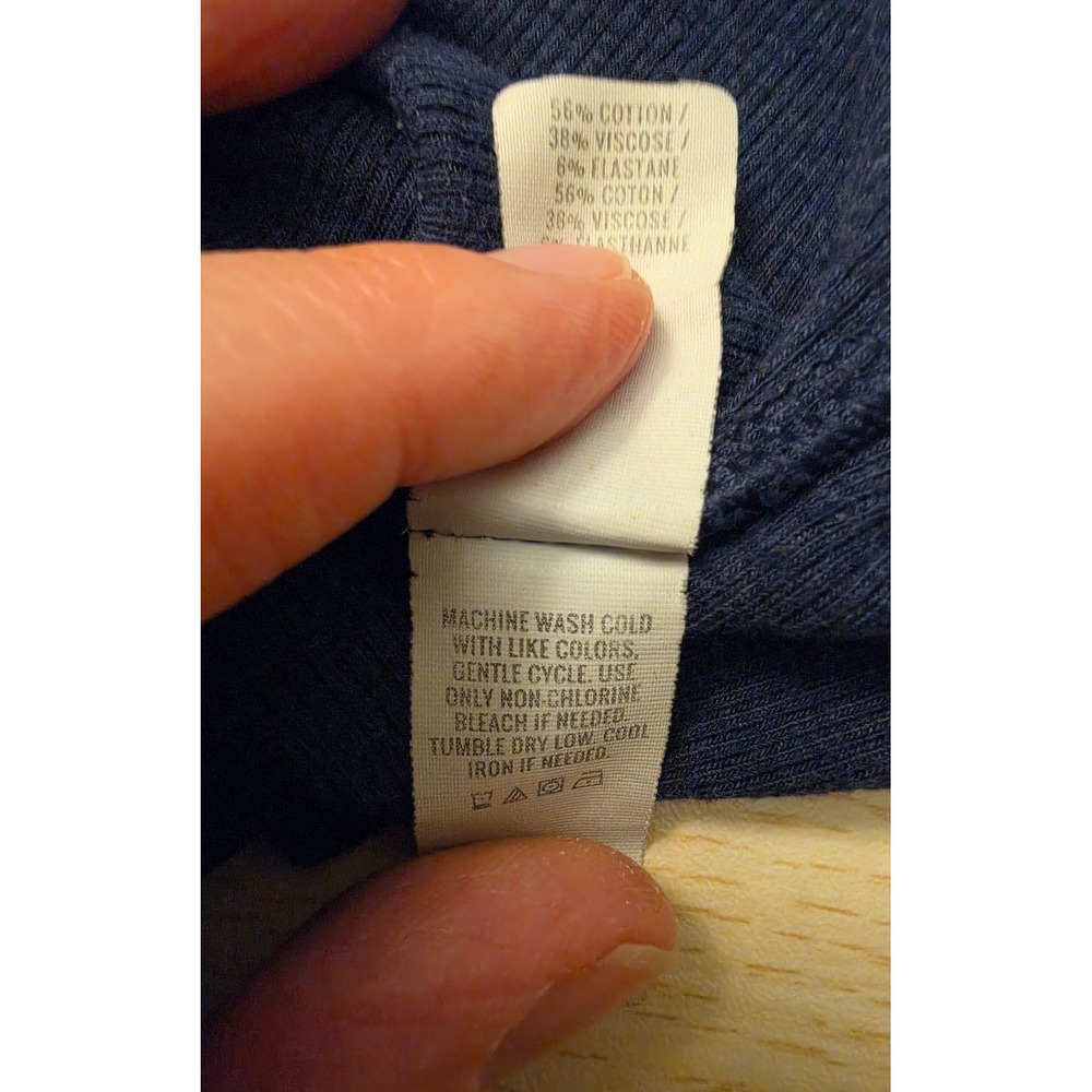 Aerie Womens Ribbed Tank Top Bundle of 3 Navy Pink Gray Size S/M Y2K Bella Retro - Picture 9 of 10